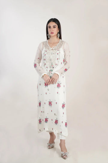 Zumra - white dress design