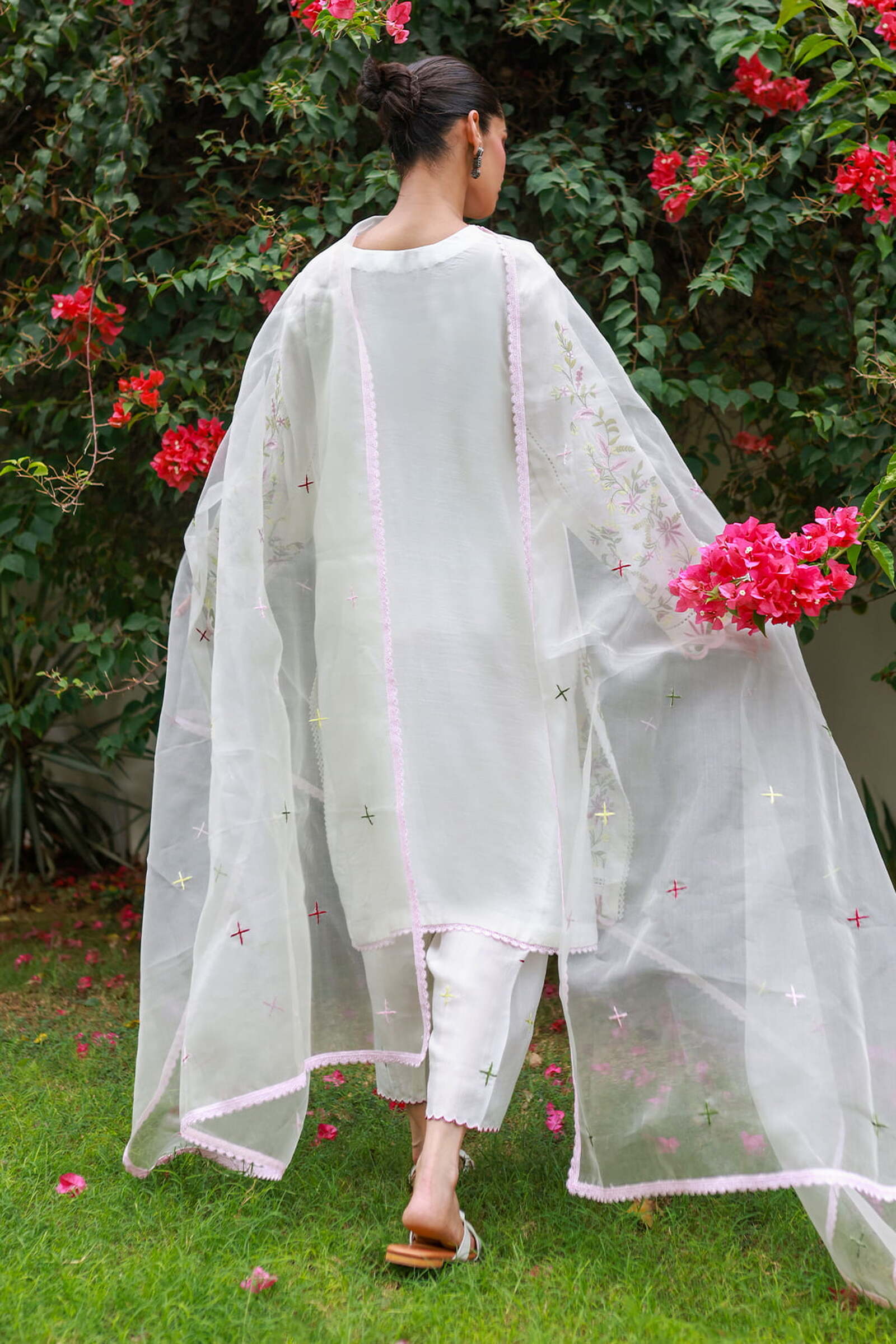 Floral White by Nadia Khan