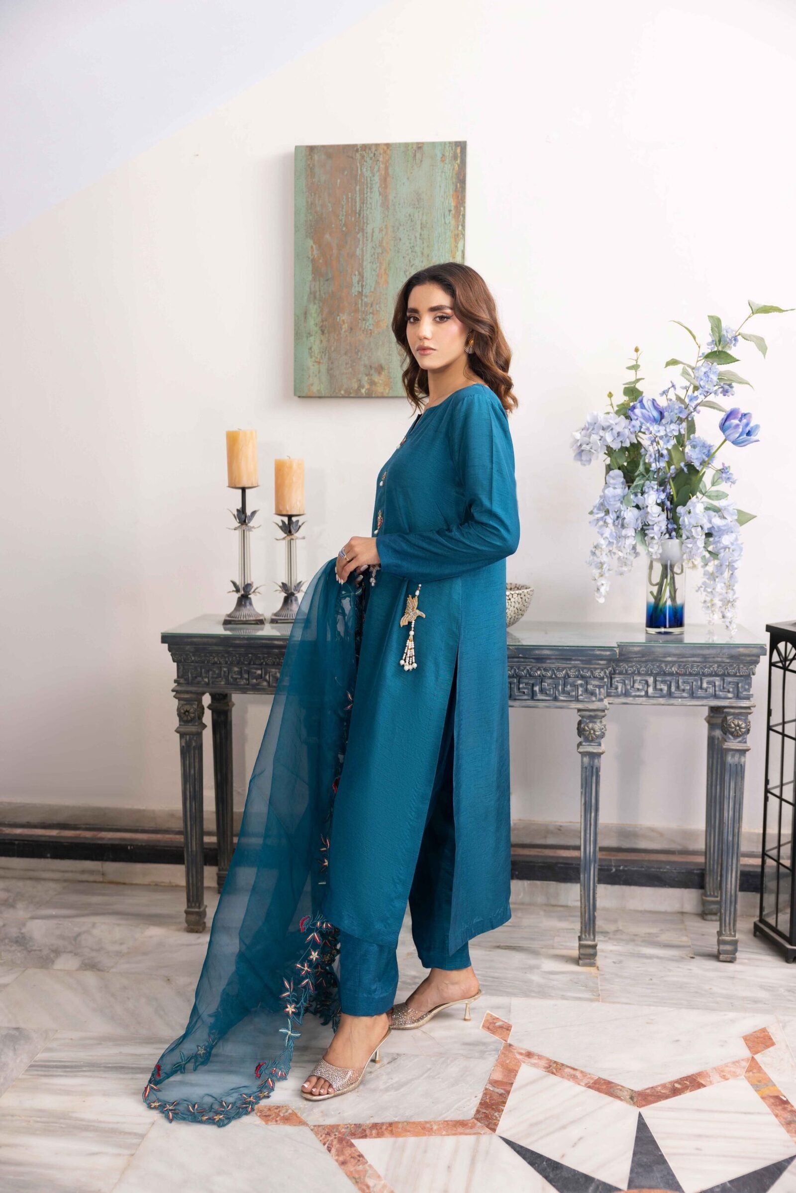 Dark Turquoise by Nadia Khan