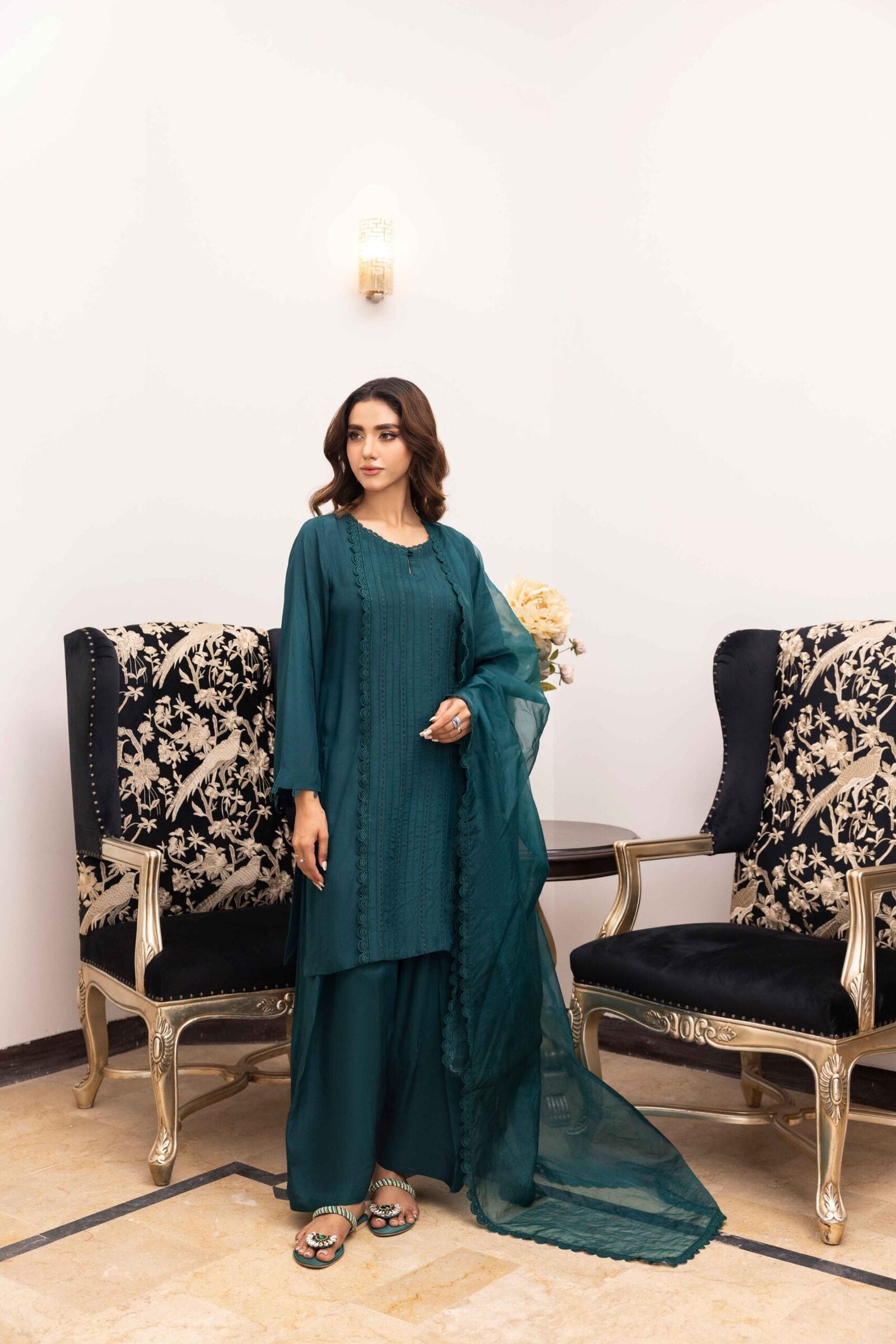 Pine Green by Nadia Khan Official