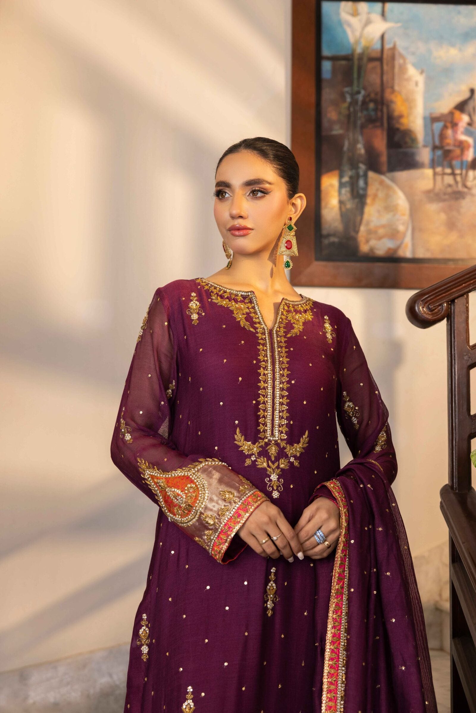Royal Plum By Nadia Khan Studio